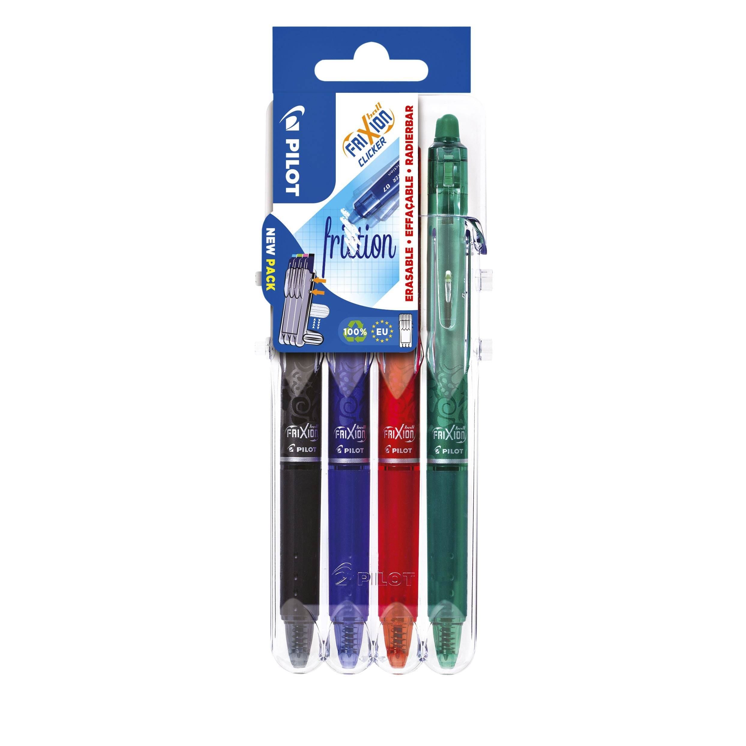 Pilot 3131910547938 Pilot - Rollerpen frixion clicker m set2go assorti-0
