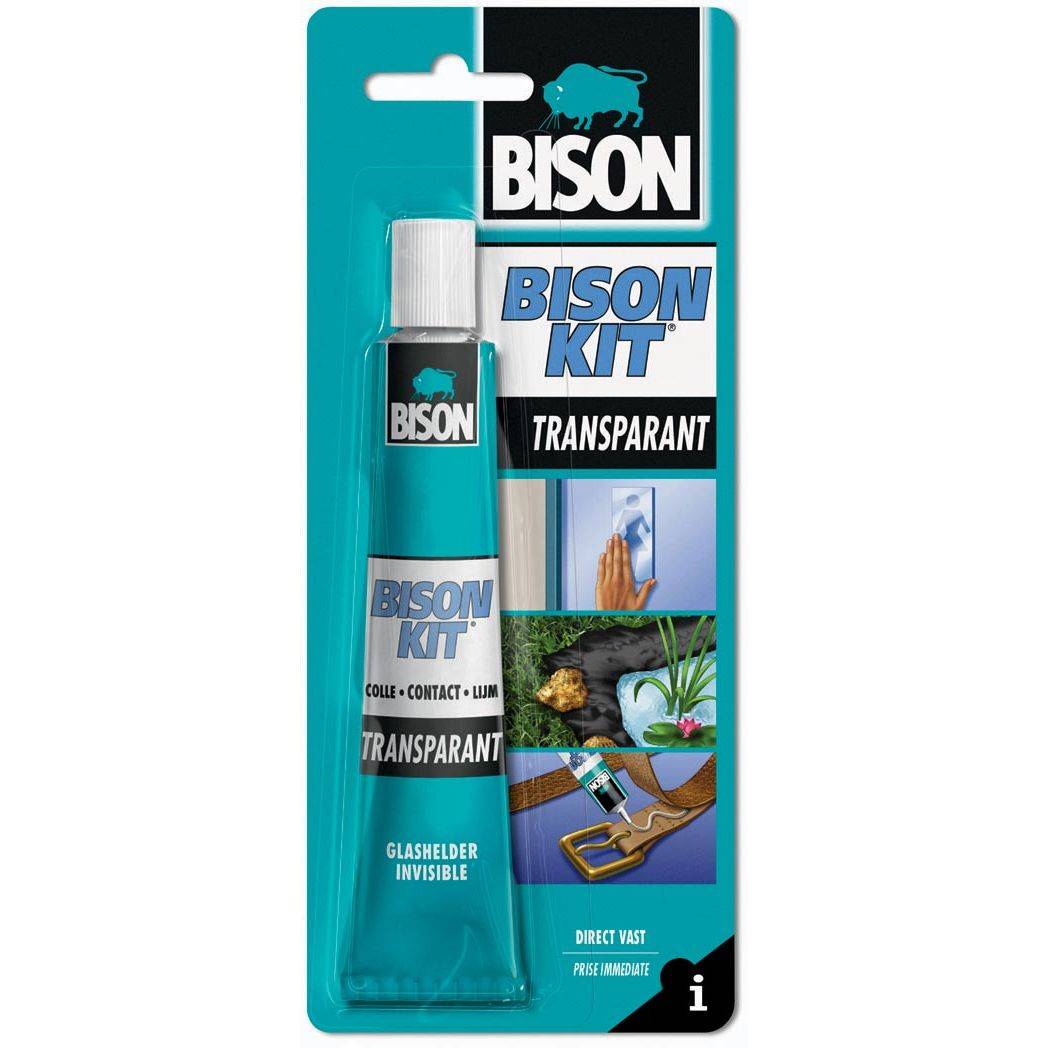 Bison 8710439009018 Bison - kit contactlijm Transparant-0