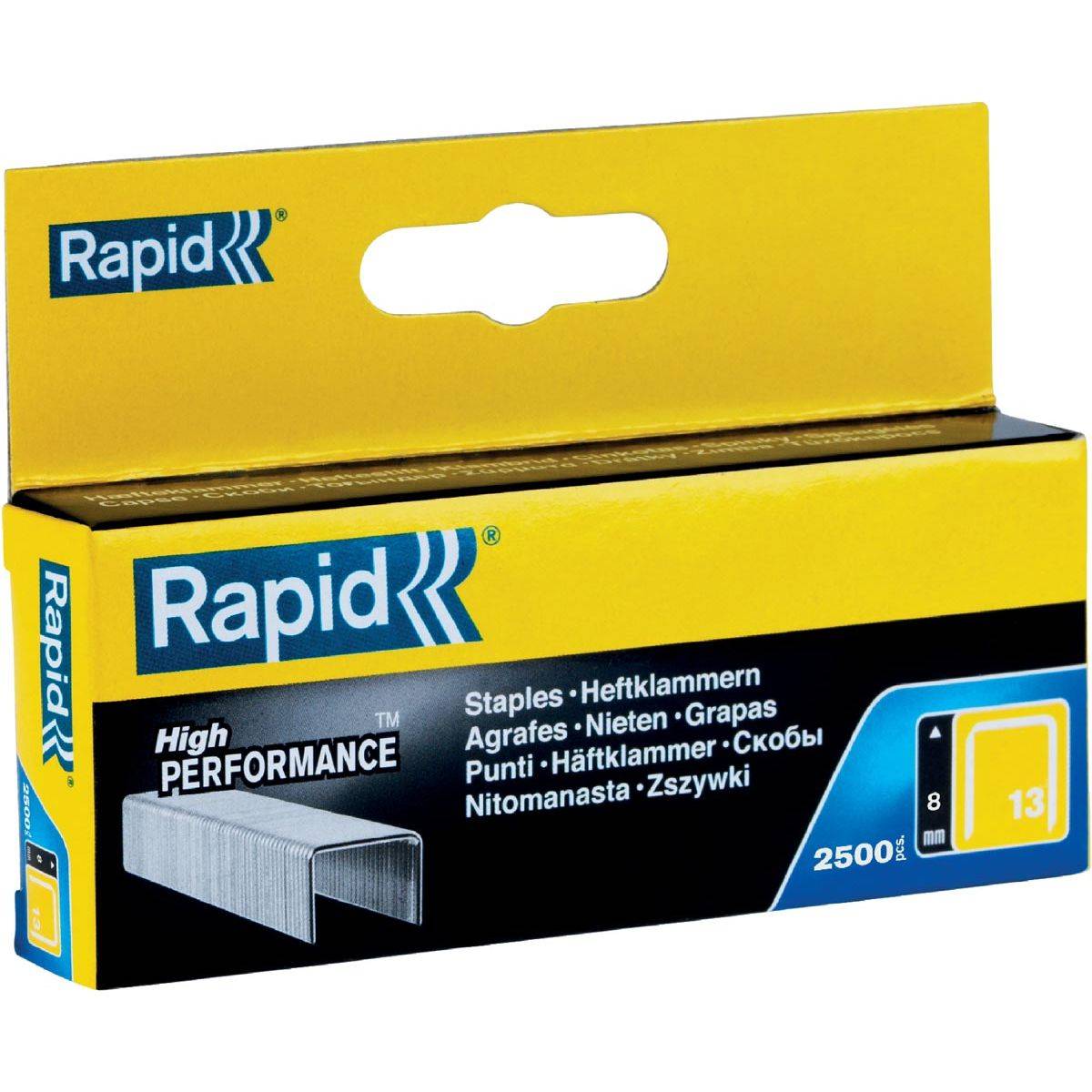 Rapid 7313469013072 Rapid - Nietjes 13/8, gegalvaniseerd, doos van 2.500 nietjes-0