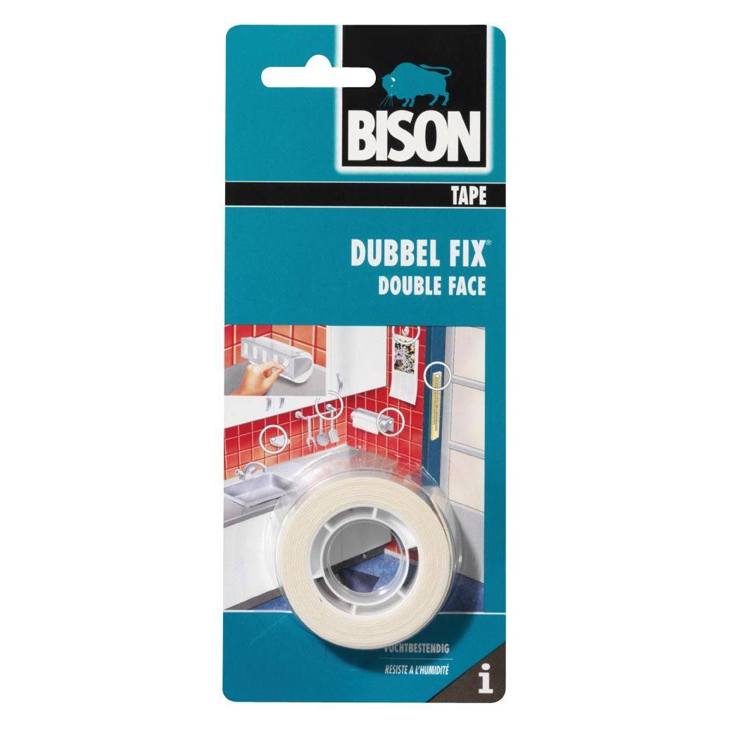 Bison 8710439085524 Bison - Dubbelzijdige plakband-0
