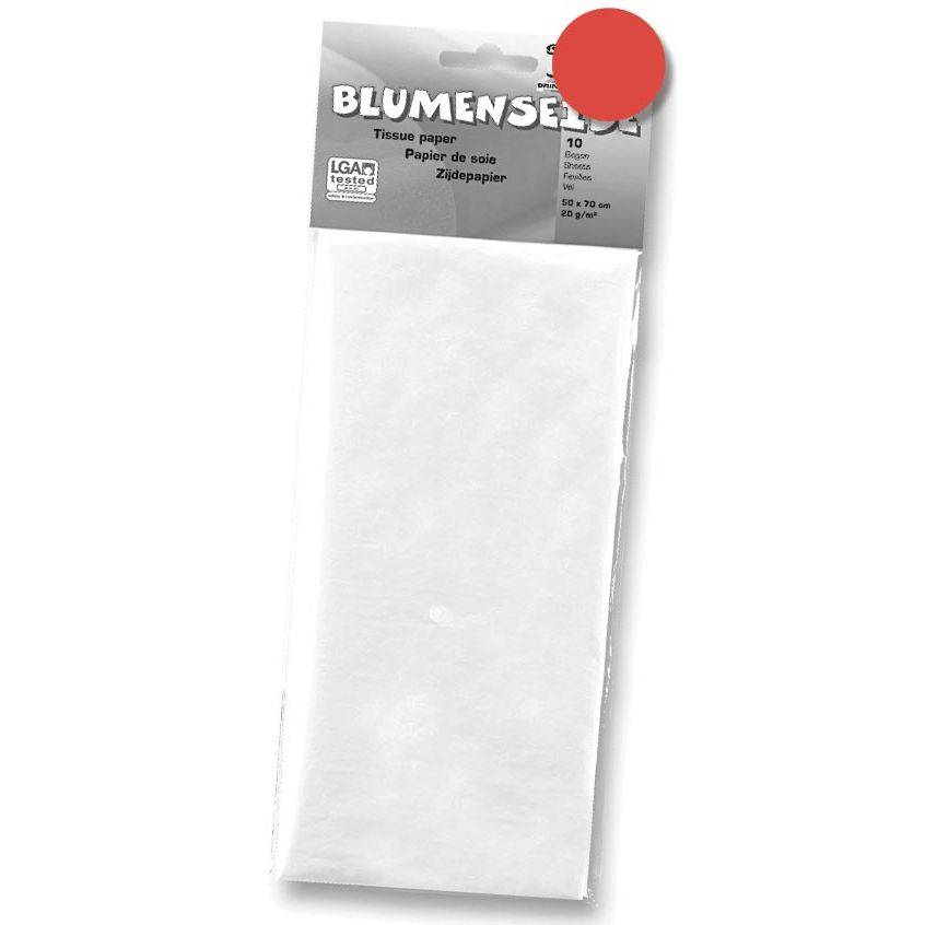 Folia 4001868900200 Folia - zijdepapier rood-0