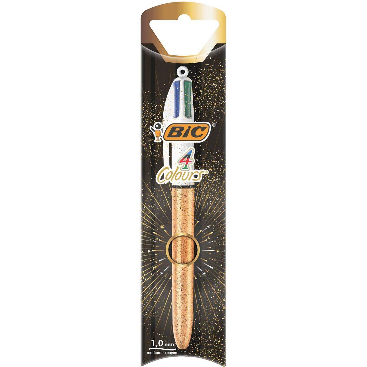 BIC 3086123594791 BIC - Colours 4-kleurenbalpen, medium, klassieke inktkleuren, op blister-0