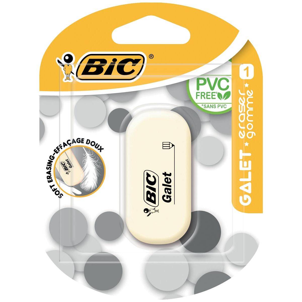 BIC 3086123388536 BIC - gum Galet, blister van 1 stuk-0