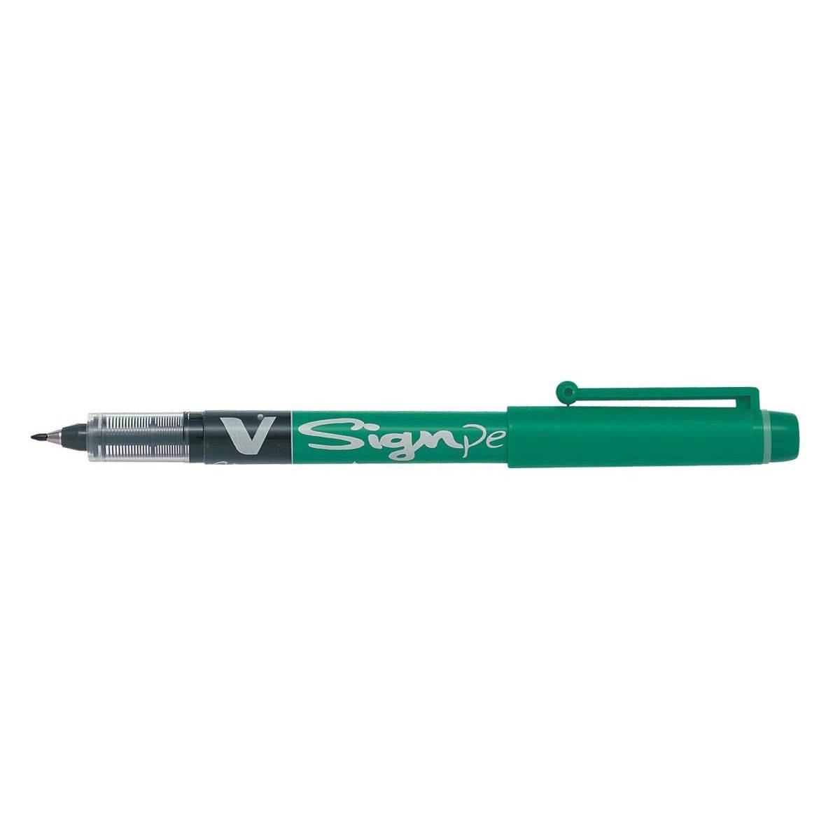 Pilot 4902505143687 Pilot - Fineliner V-Sign Pen groen-0