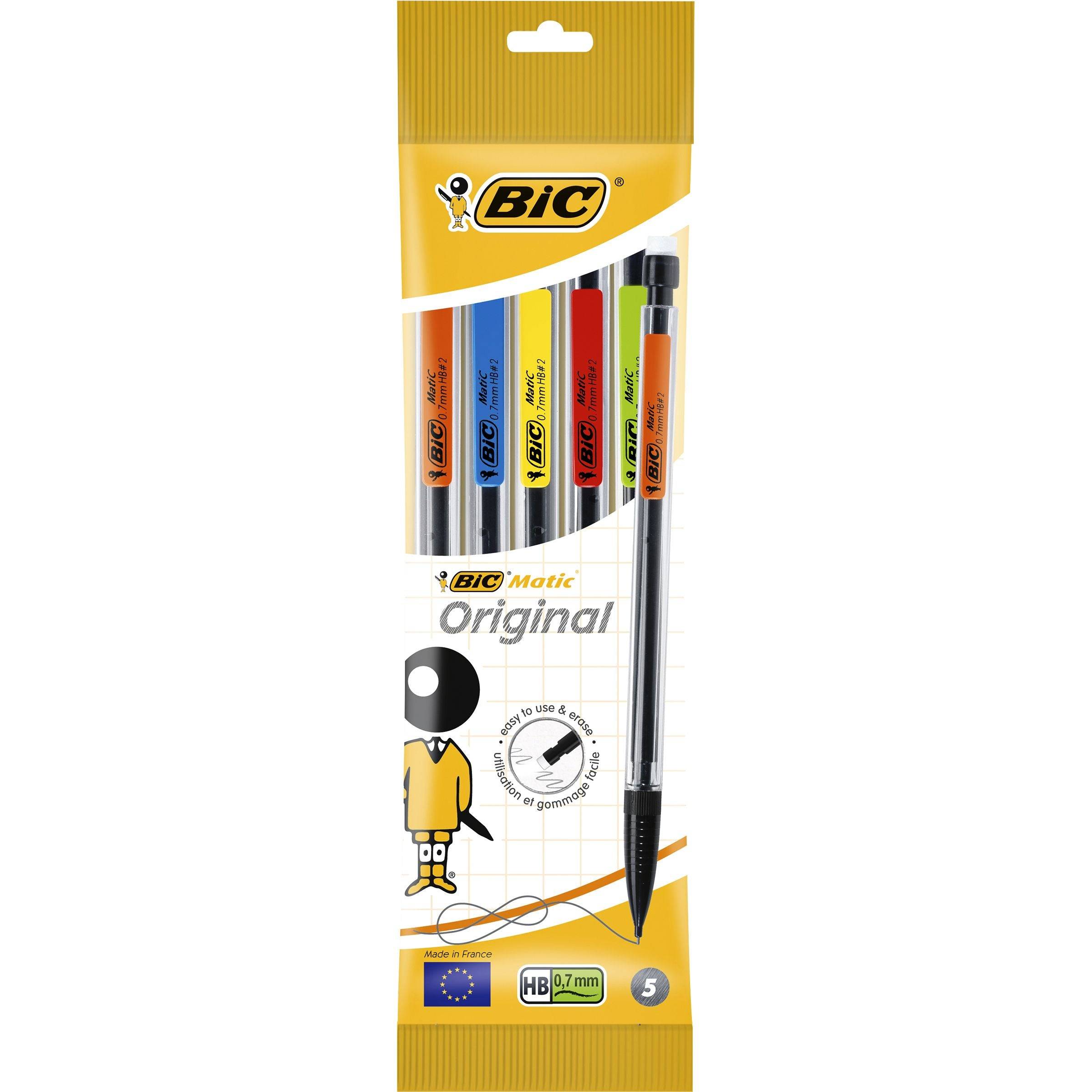 BIC 3086120015275 BIC - Vulpotlood matic original hb 0.7mm assorti-0