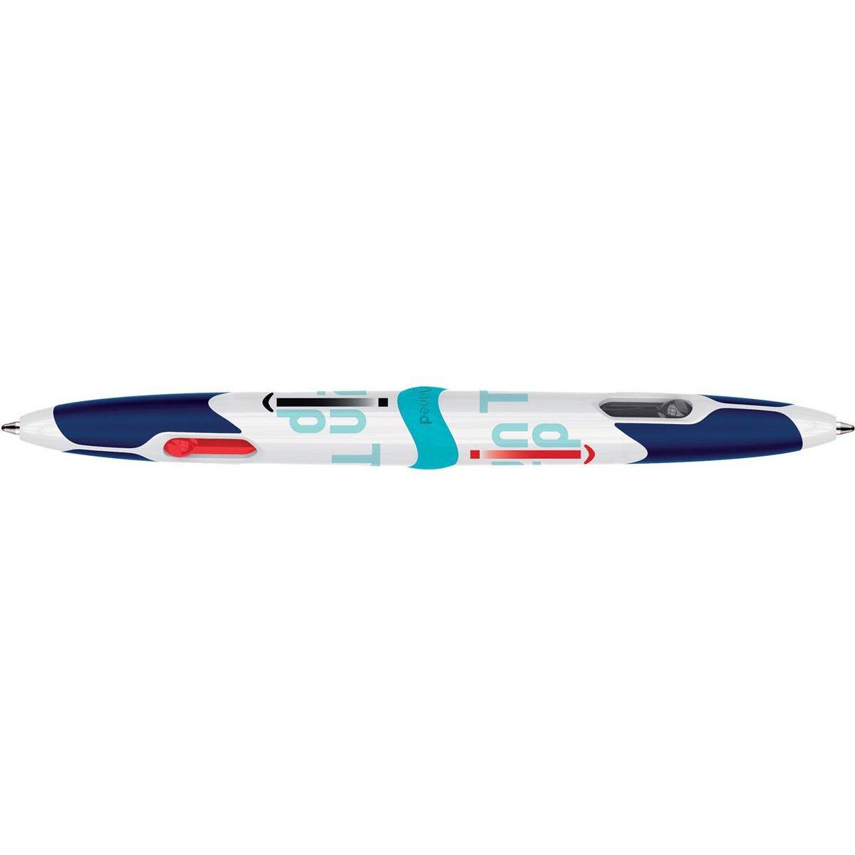Maped 3154142291301 Maped - Twin Tip 4-kleurenbalpen, medium, klassieke inktkleuren-0