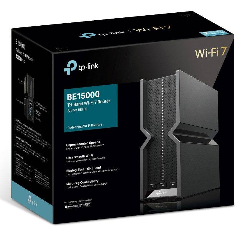 TP-Link Archer BE700 Draadloze Router Tri-band Zwart-3