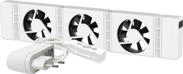 SpeedComfort Mono Set Witte Ventilator Verwarmingsbooster voor Radiatoren SC-M