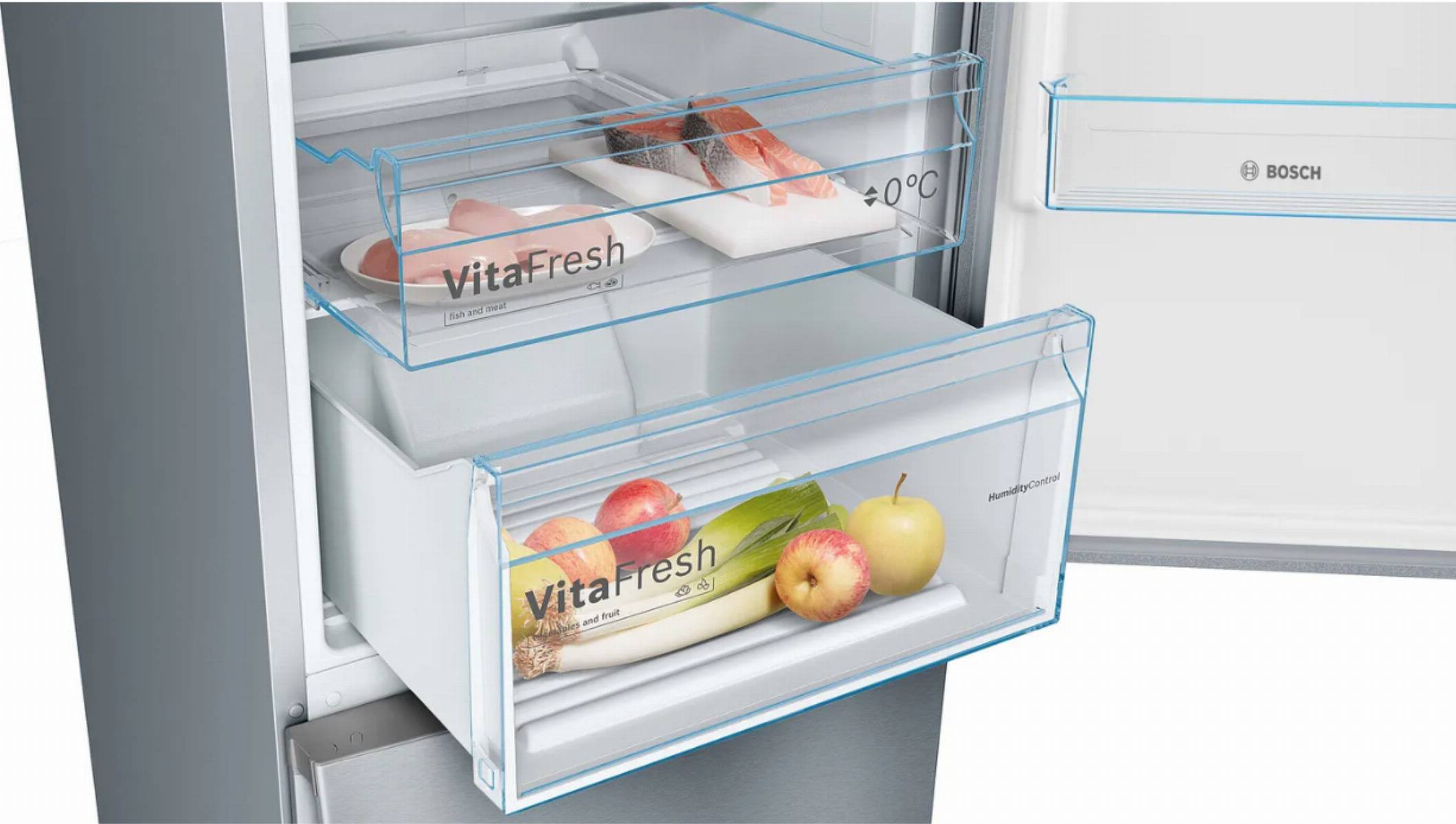 Bosch Serie 4 KGN39VIEB Koel-Vriescombinatie 368 L E RVS-4