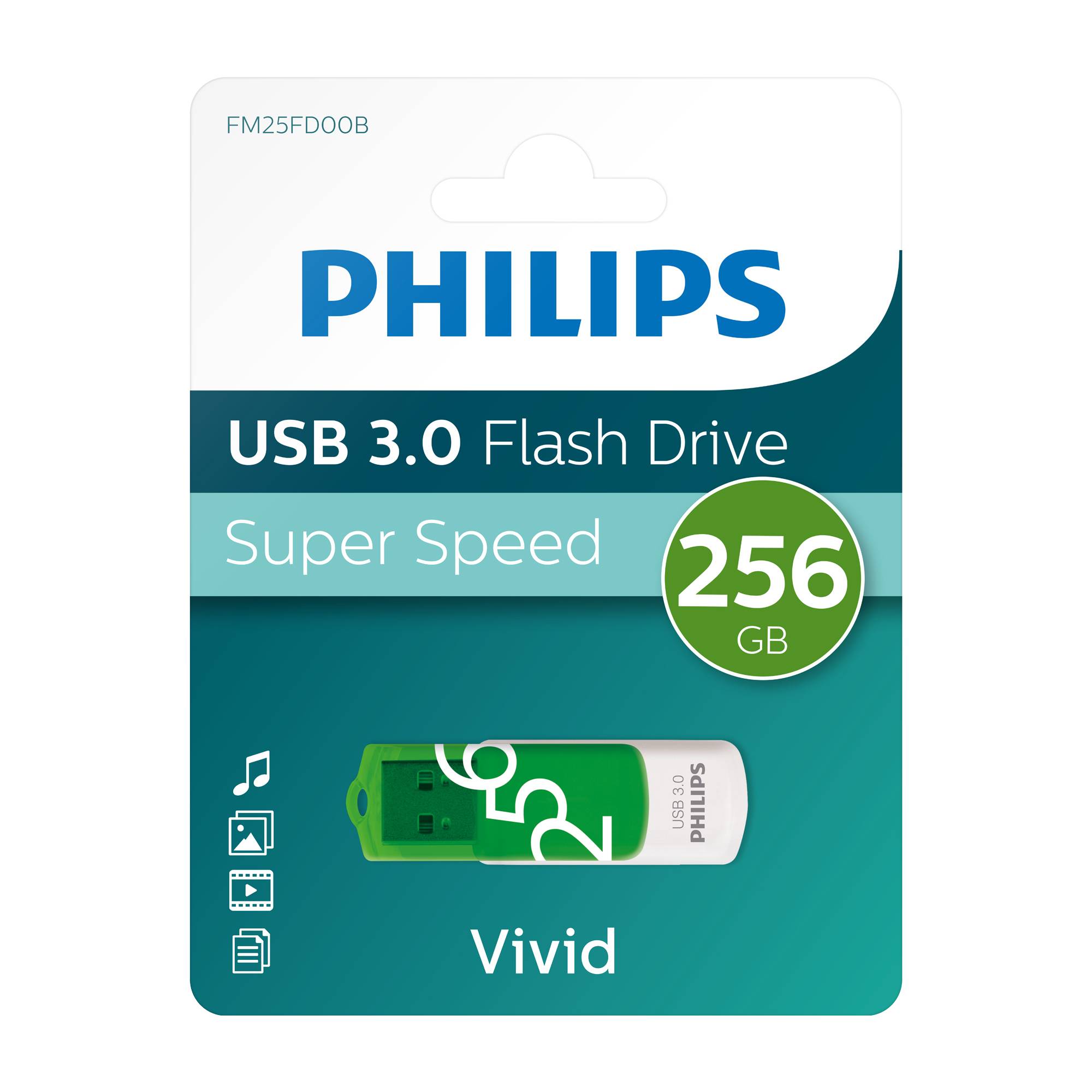 Philips USB-stick 256GB Vivid - USB 3, Spring Green-2
