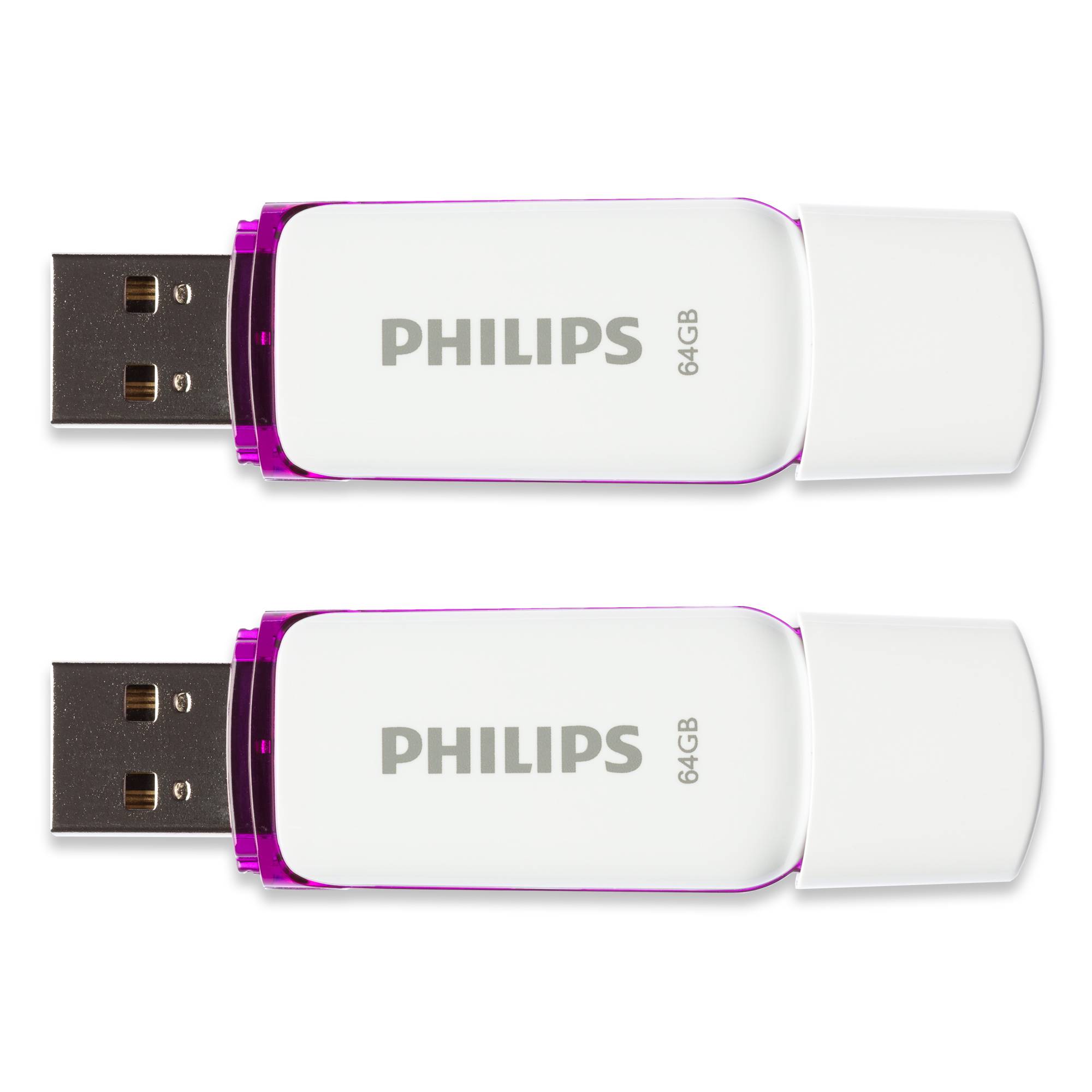 Philips USB-stick 64GB Snow - USB 2, Magic Purple, 2-pack-2