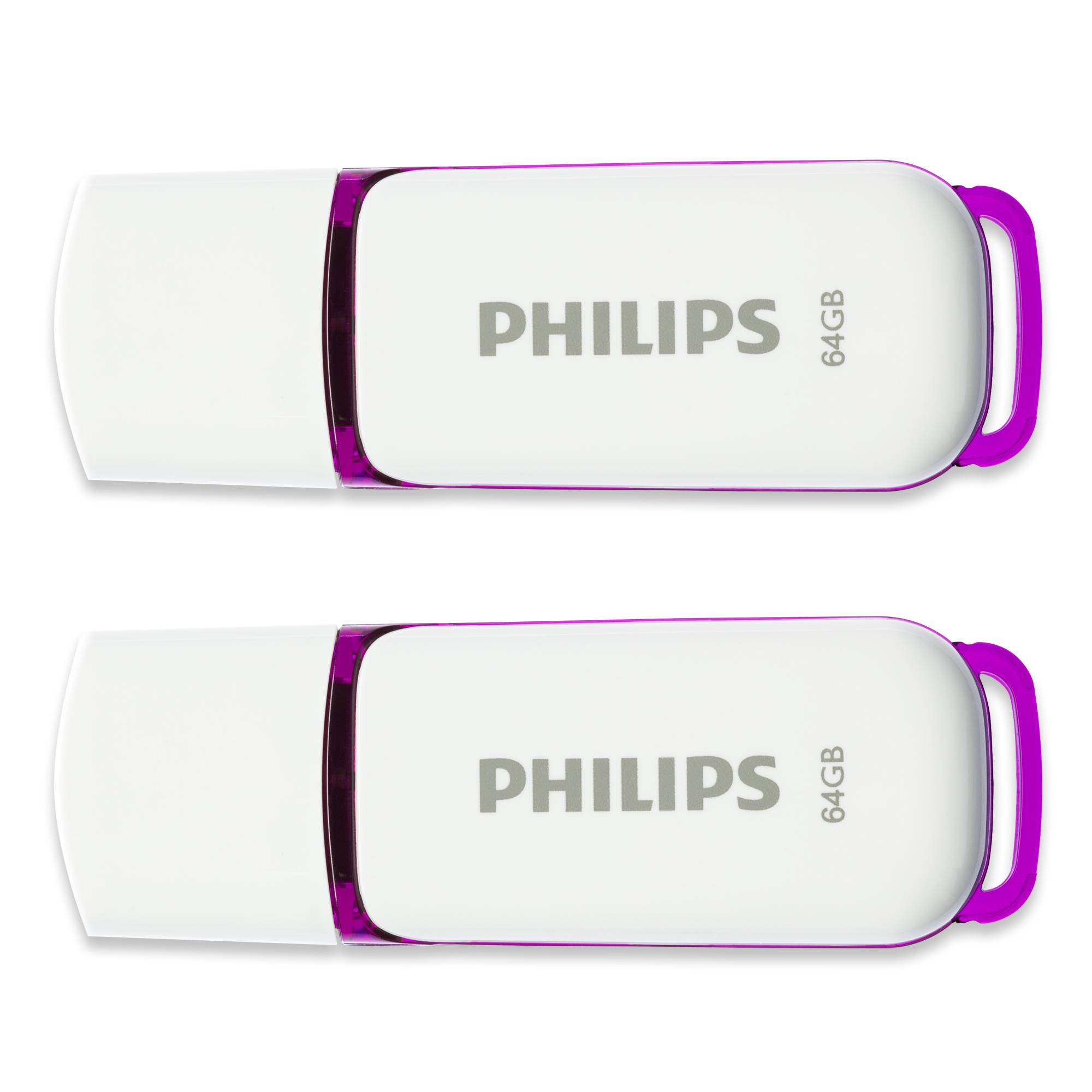 Philips USB-stick 64GB Snow - USB 2, Magic Purple, 2-pack-3