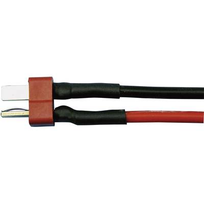 Modelcraft 208477 Accu Kabel [1x T-stekker - 1x Open kabeleinde] 30.00 cm 4.0 mm² 