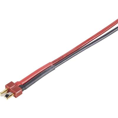 Modelcraft 58528 Accu Kabel [1x T-stekker - 1x Open kabeleinde] 30.00 cm 2.50 mm² 