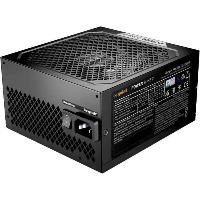 BE QUIET PC-voeding - WEES STIL - VERMOGENSZONE 2 - 1000 W - 80 Plus Platinum gecertificeerd - Modulair-2
