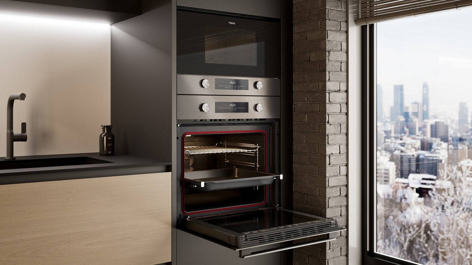 TEKA Inbouwoven 70 L Pyrolytische + Stoom A+ Model HSB 6350 SS-1