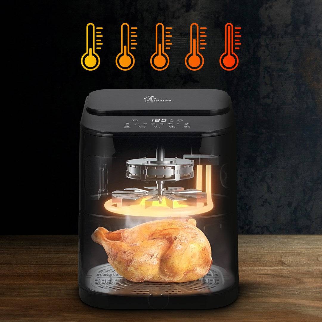 Extralink Heteluchtfriteuse 5,2 L 1600 W 290 mm x 375 mm x 341 mm Model EX.34512-2