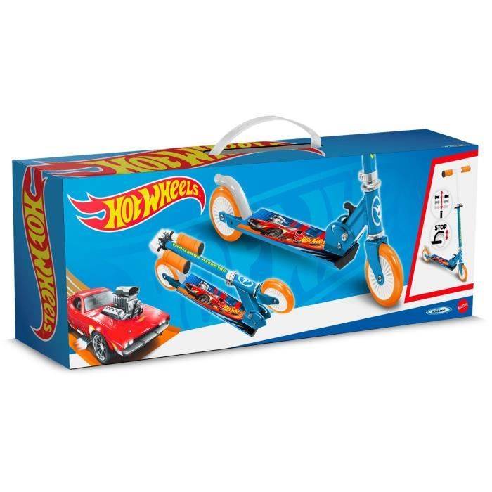STAMP Vouwscooter - Hot Wheels - Vouwbaar - Verstelbare Hoogte - Antislip Deck-3