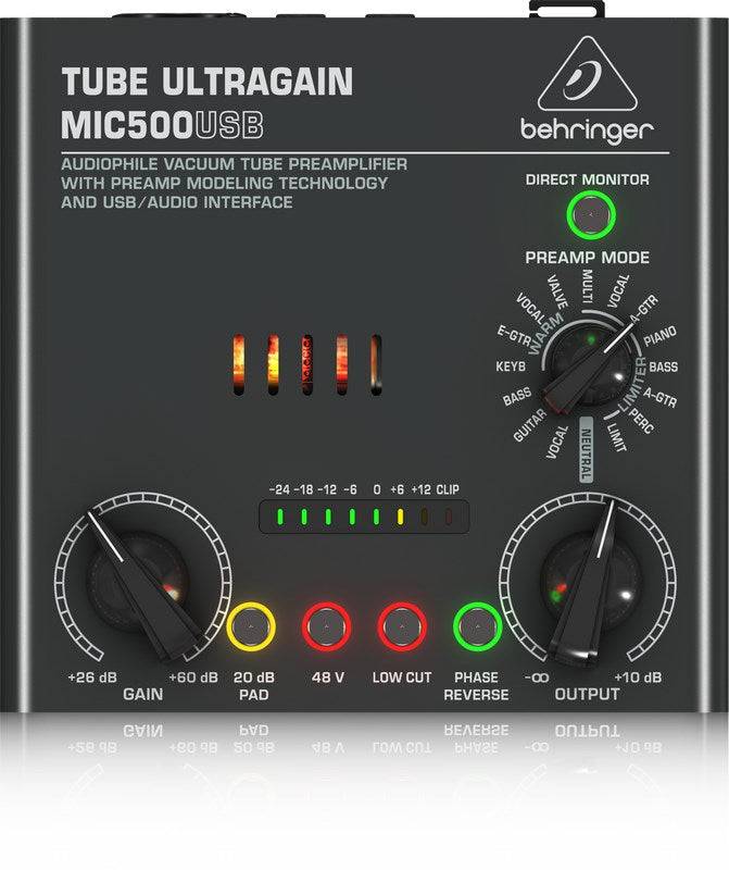 Behringer MIC500USB Audio Preamplifier met USB Interface-1
