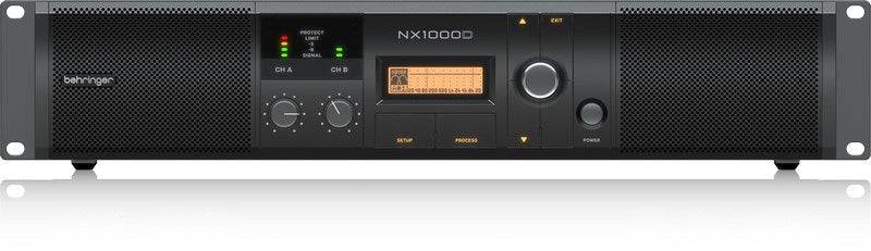 Behringer NX1000D Audio Amplifier 2 x 500W 2 Ohm, 2 x 300W 4 Ohm, DSP-3