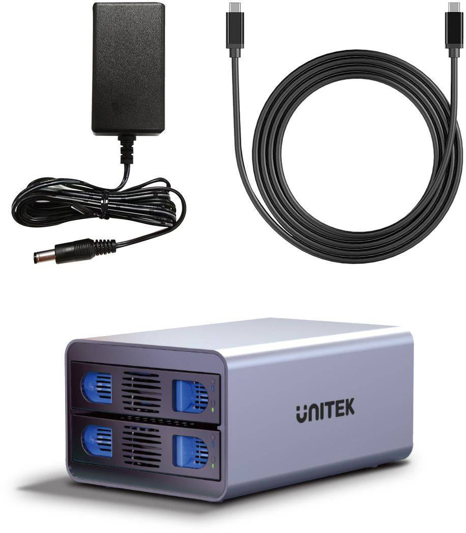 Unitek HDD/SSD Behuizing voor SATA 2.5''/3.5'' Schijven, Capaciteit 40 TB-0