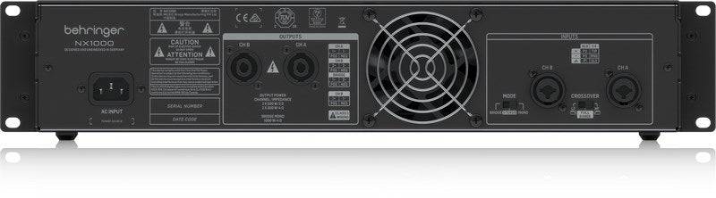 Behringer NX1000 Audio Versterker - 2 x 500 Watt Versterker-3