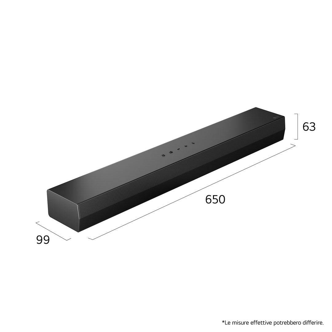 LG Soundbar S20A.CEUSLLK - 2.0 Kanalen, 50W RMS Vermogen, Afstandsbediening-1