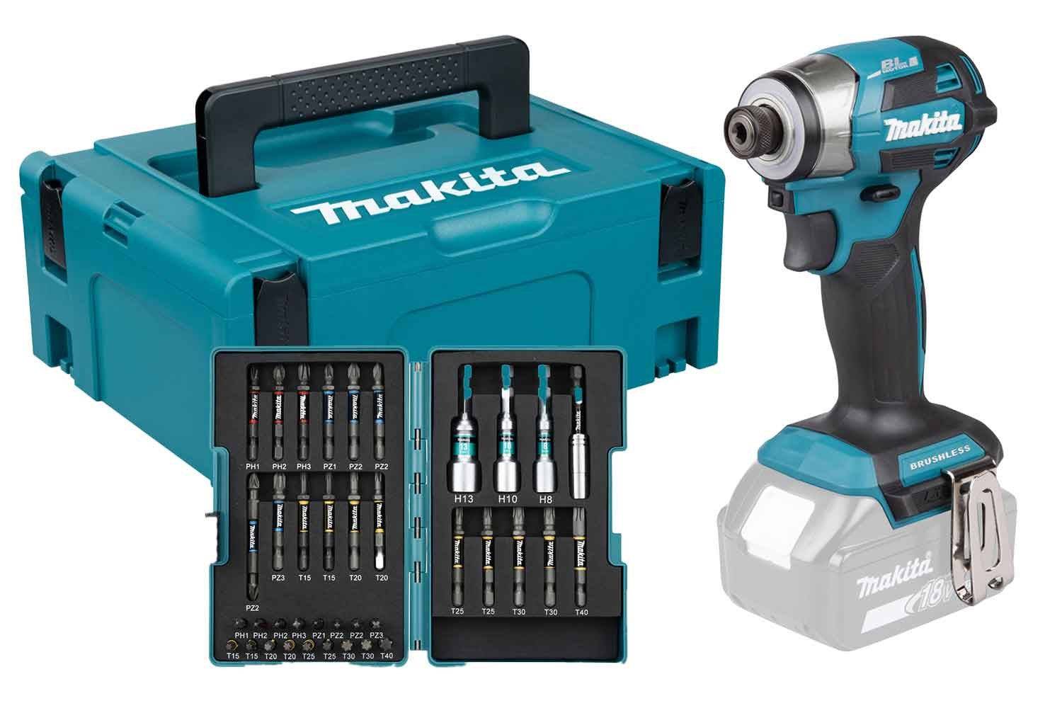 Makita DTD173ZJX2 Slagschroevendraaier 18V 180 Nm 4-Snelheden 180Nm-0