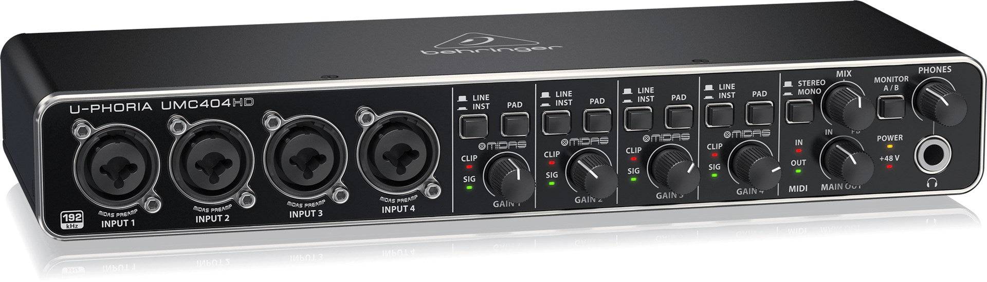 Behringer U-Phoria UMC404HD USB Audio Interface-2