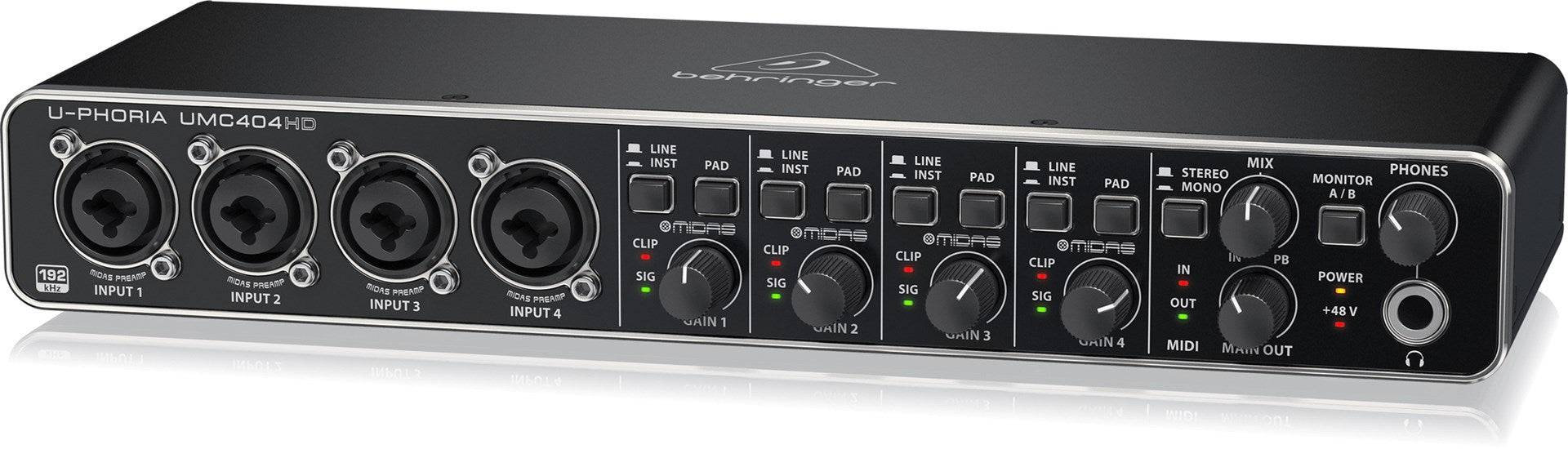Behringer U-Phoria UMC404HD USB Audio Interface-3