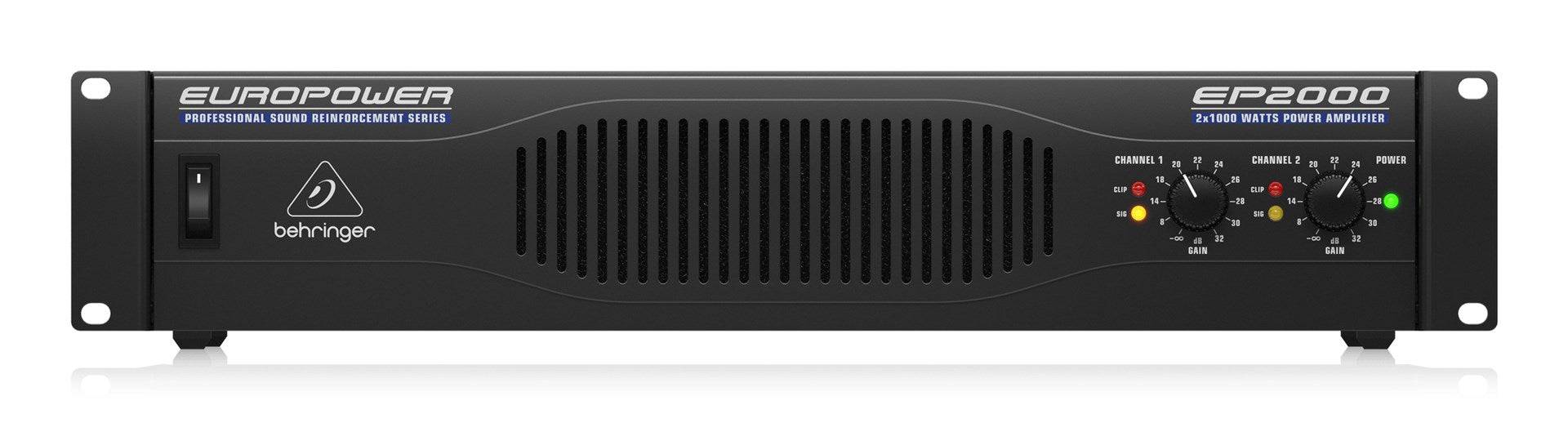 Behringer EP2000 Audio Amplifier Performance/Stage Zwart-0
