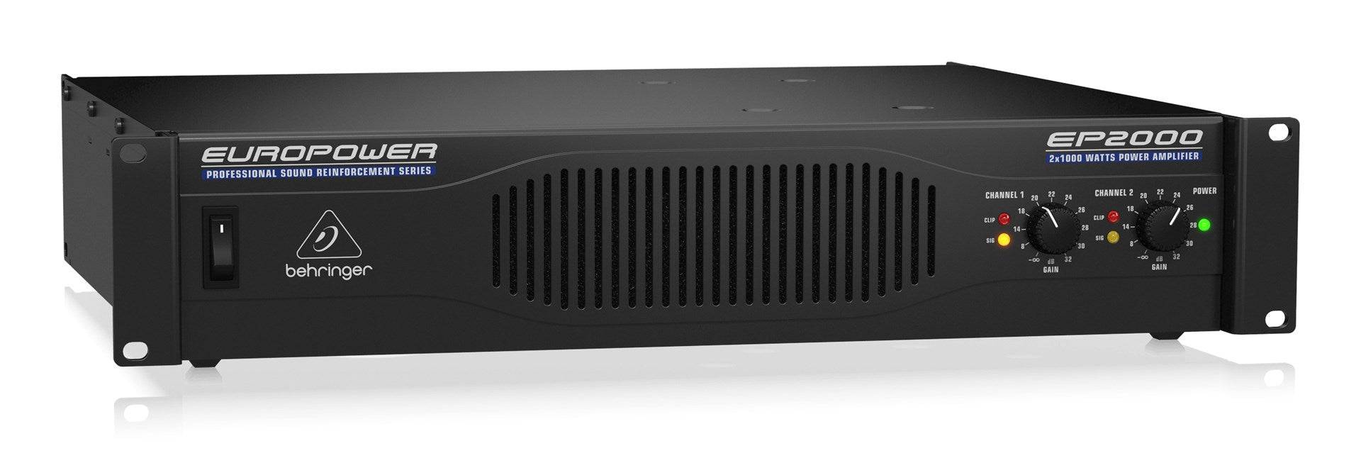 Behringer EP2000 Audio Amplifier Performance/Stage Zwart-1