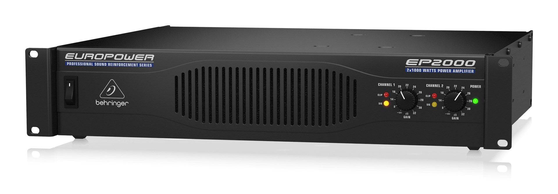 Behringer EP2000 Audio Amplifier Performance/Stage Zwart-3