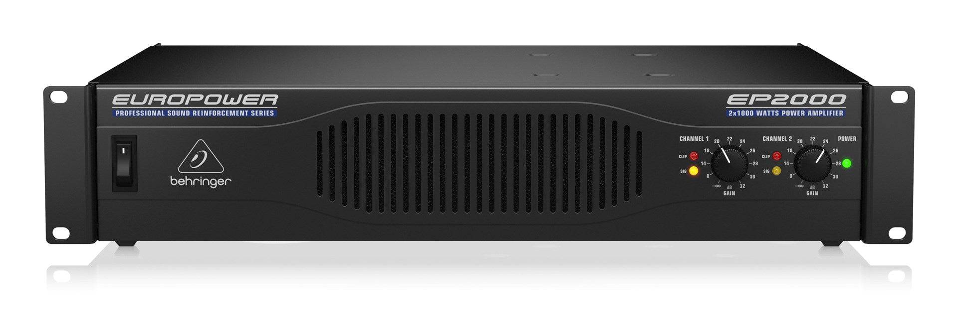 Behringer EP2000 Audio Amplifier Performance/Stage Zwart-4
