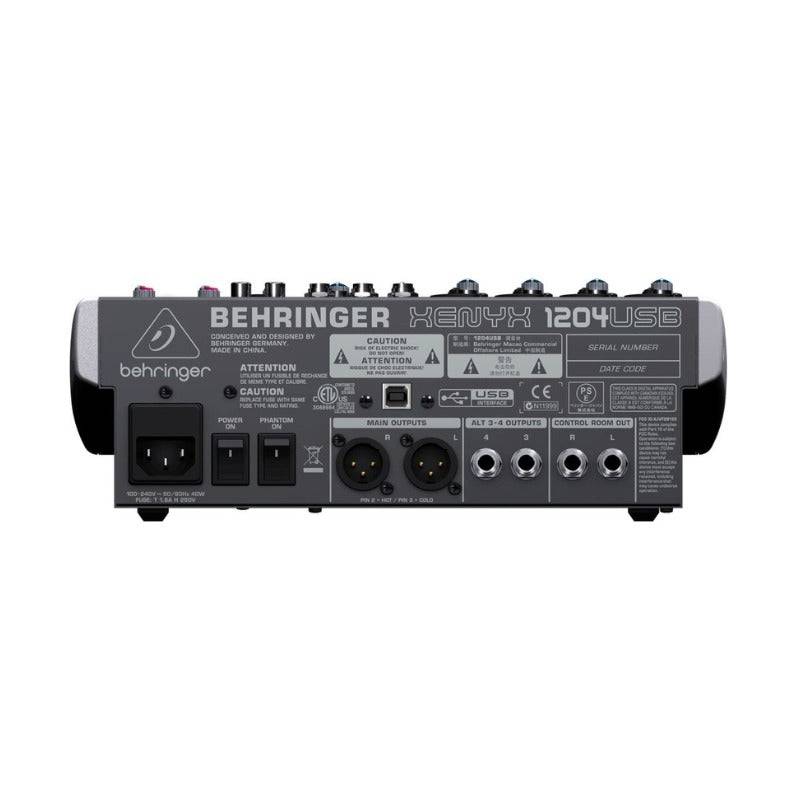 Behringer Xenyx X1204USB Mixer 12 Kanalen Grijs-1
