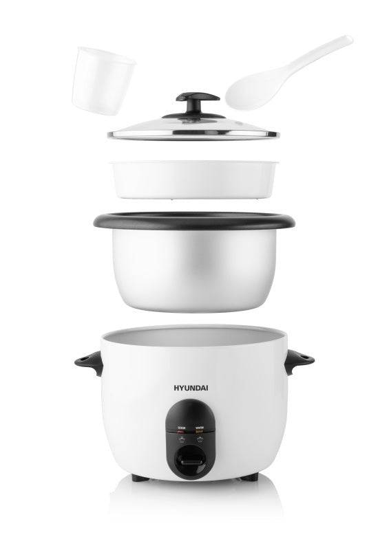 Hyundai RC 150 Rijstkoker 1.5 L 460W Wit/Zwart HY-RC150-1