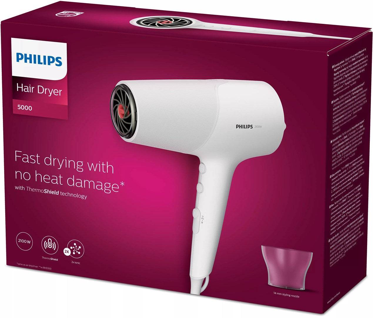 Philips Föhn BHD500/00 2100 W ThermoShield Technologie-3