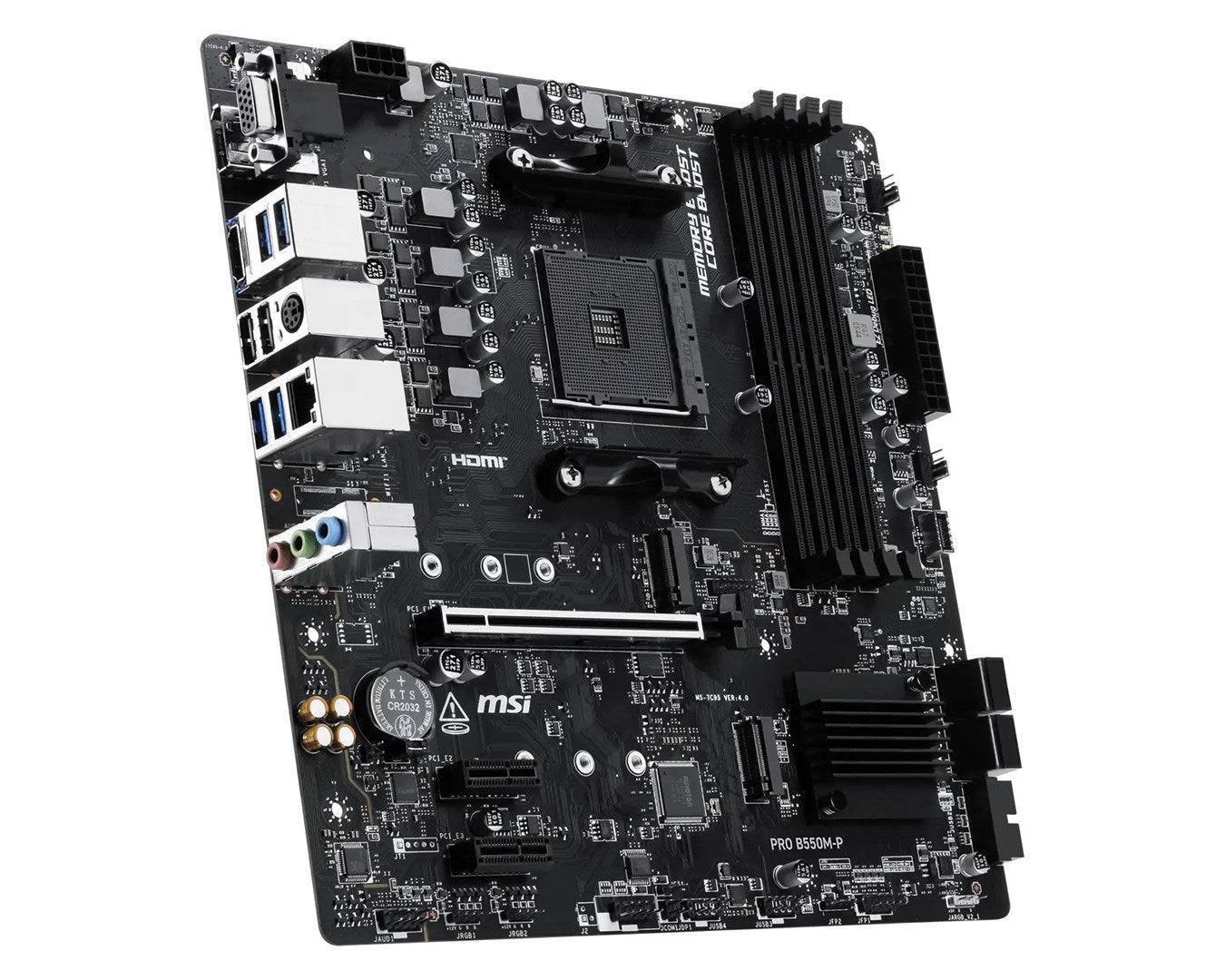 MSI PRO B550M-P Moederbord Socket AM4 micro ATX AMD B550-1