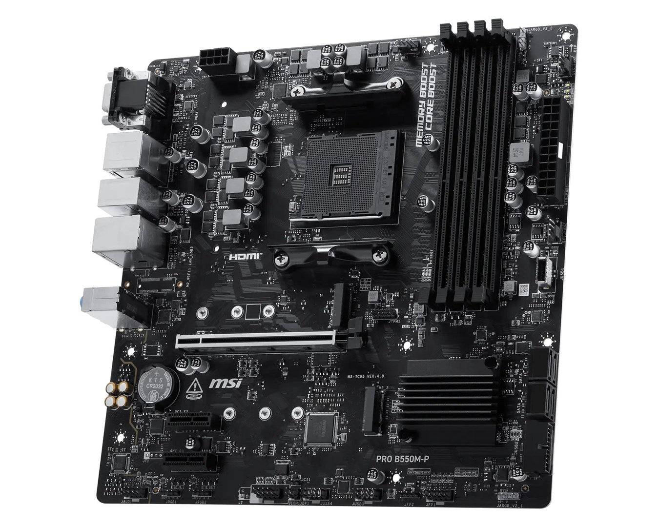MSI PRO B550M-P Moederbord Socket AM4 micro ATX AMD B550-2