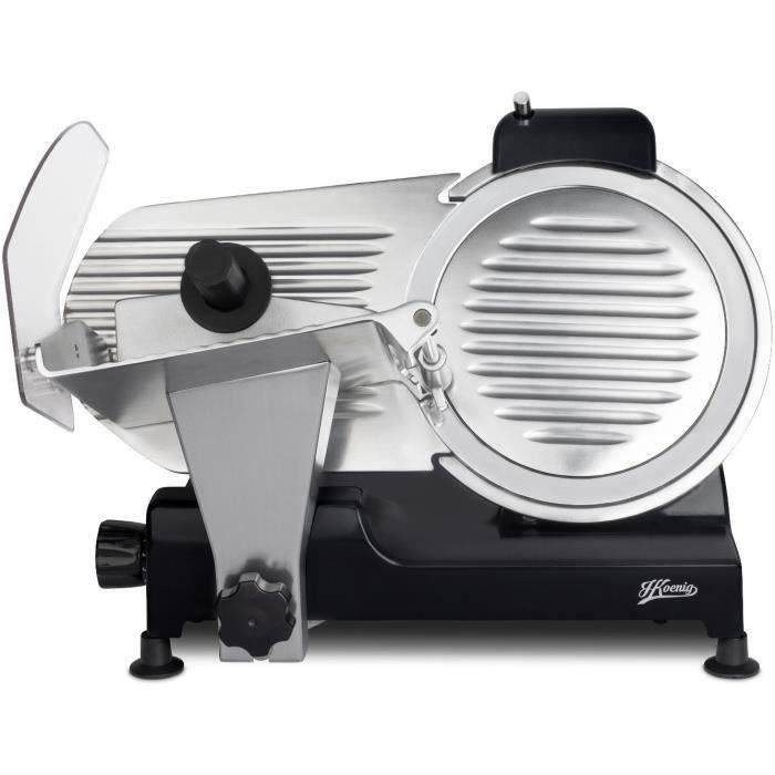 H.Koenig Vlees Snijmachine MSX252 - 250 mm Mes - 240 W - Dikte 0-12 mm-1