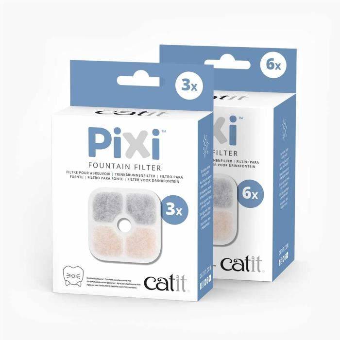 CATIT Waterfilters voor PIXI Fontein - 3 Stuks - Wit-0