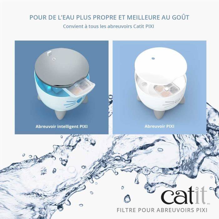 CATIT Waterfilters voor PIXI Fontein - 3 Stuks - Wit-1