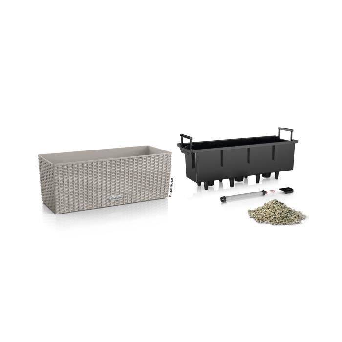 LECHUZA Tuinier - Cottage Balkon 50 - 50 x 19 x 19 cm - 8 L - Compleet Kit - Schuurbaar-1