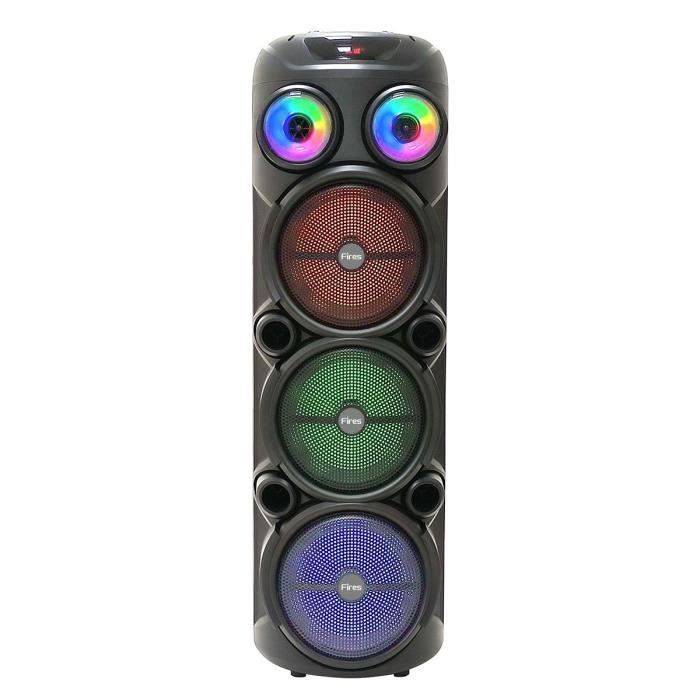 INOVALLEY Karaoke Speaker met Verlichting - KA129-XXL - Bluetooth V5.0 - 90 cm - 1000 W - Inclusief Draadloze Microfoon-1