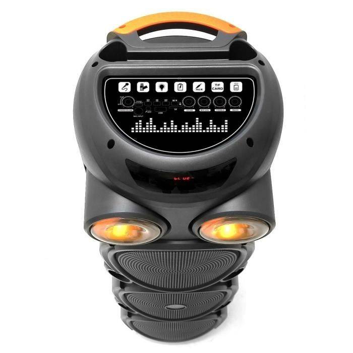 INOVALLEY Karaoke Speaker met Verlichting - KA129-XXL - Bluetooth V5.0 - 90 cm - 1000 W - Inclusief Draadloze Microfoon-2
