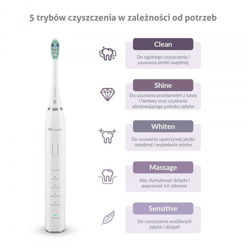 truelife SonicBrush Clean30 Witte Oscillerende Tandenborstel 5 Modi-1