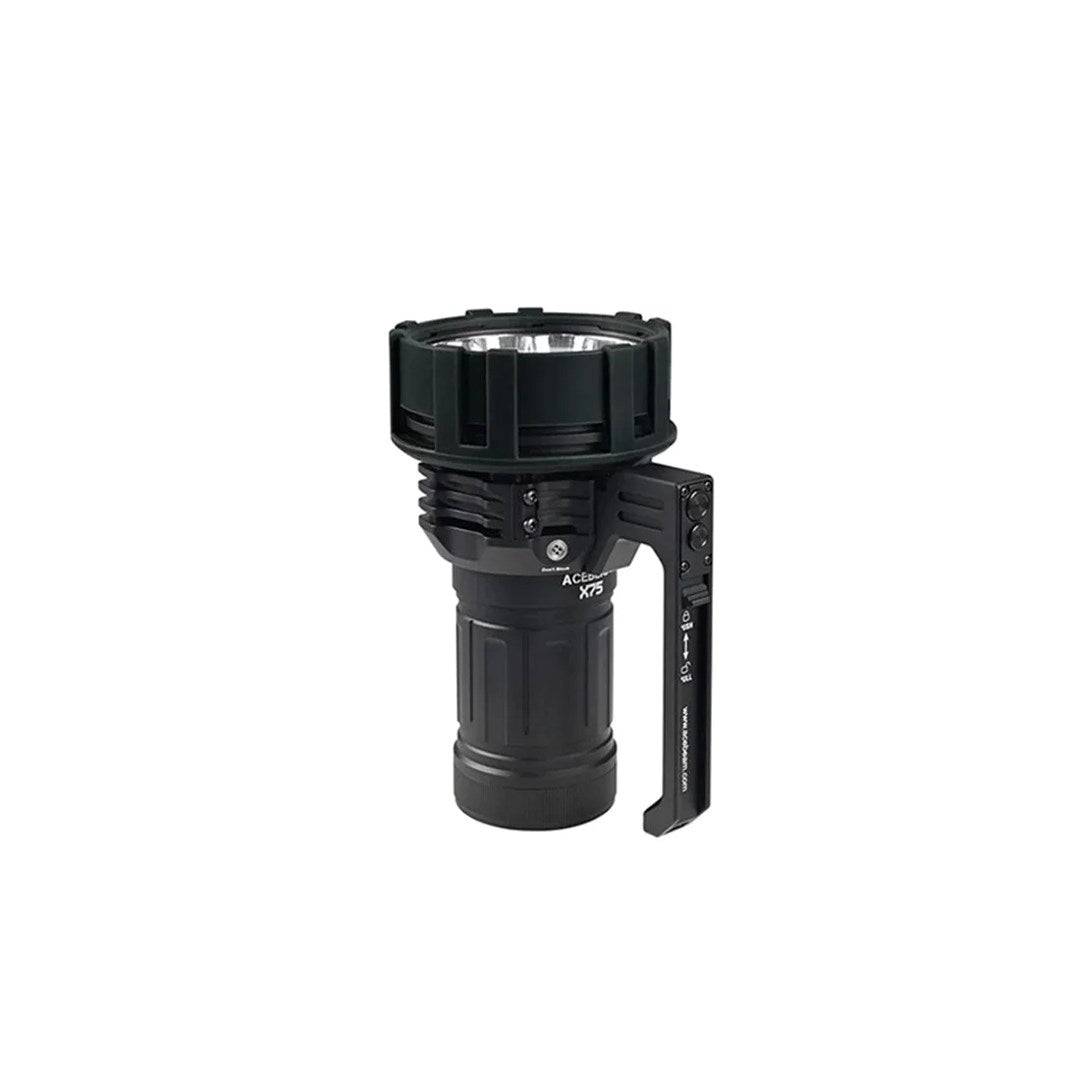 AceBeam X75 Handlamp 67000 lm 1992 g 195 mm x 119 mm x 217 mm Model X75 XHP 70.3 BLACK-2