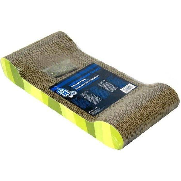 CATIT Golfkartonnen Krabpaal 49 x 22 x 75 cm Groene Zebra Print 49x22x75-0