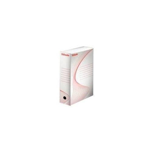 Esselte Archiefdoos Wit 100 mm Rugbreedte Golfkarton (128201)-0