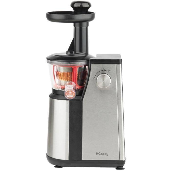 H.Koenig GSX12 - Juicer - 400 W - 1 L - RVS/Zwart-3